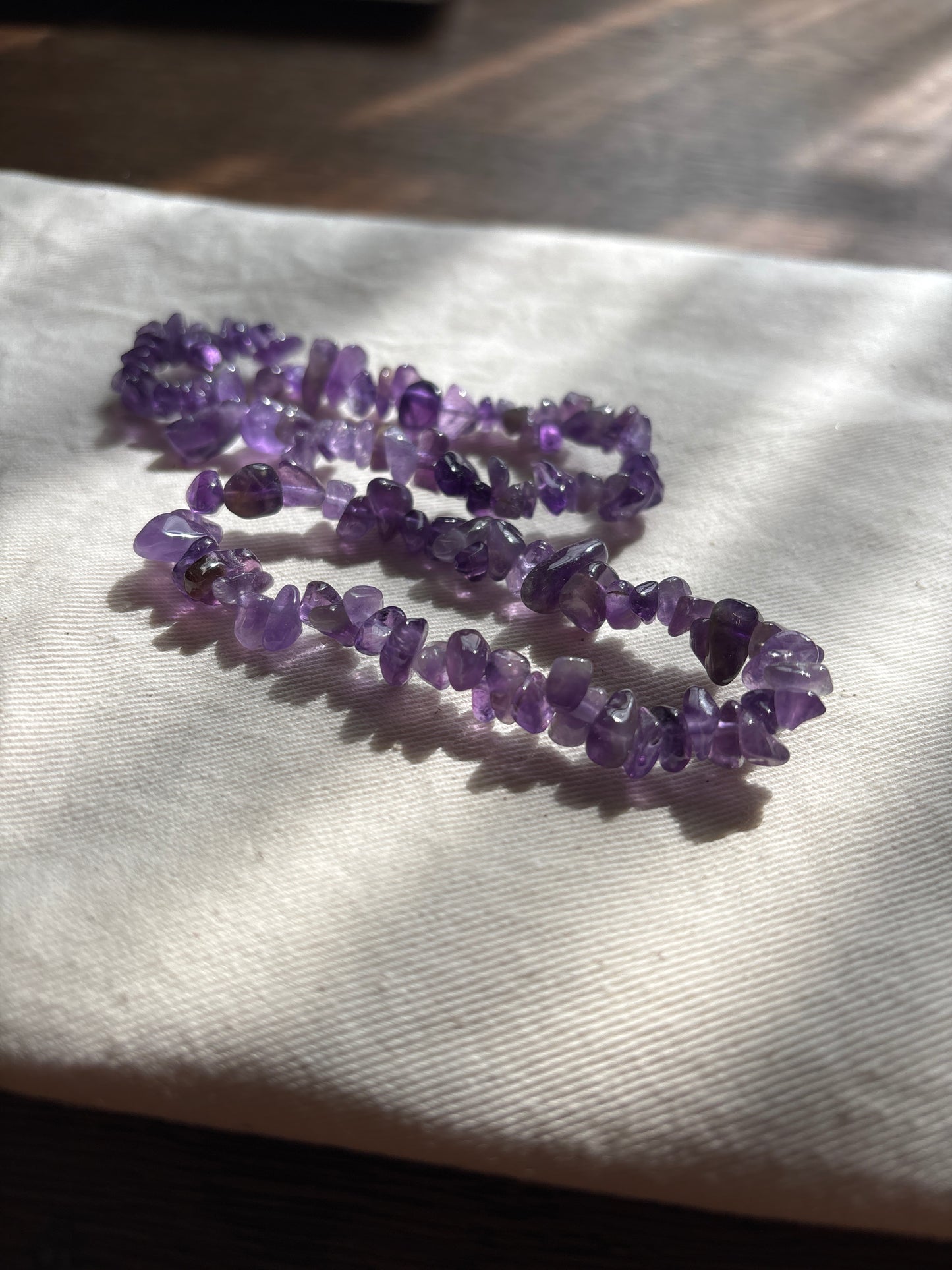 Splitterarmband Amethyst