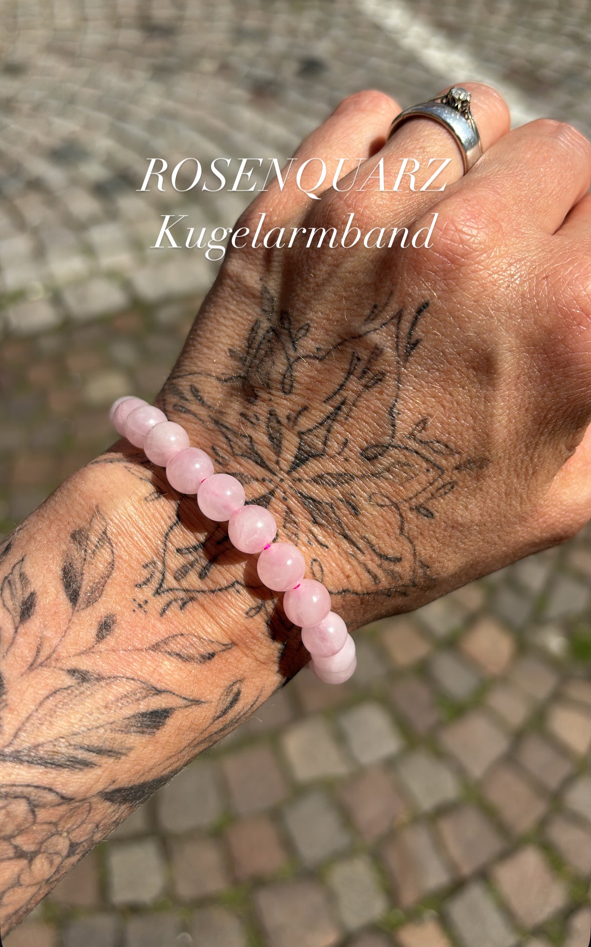 Rosenquarz Kugelarmband A