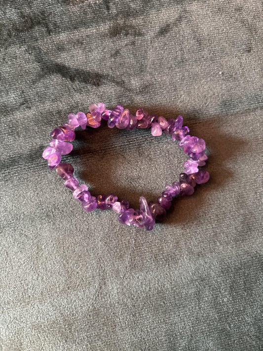 Splitterarmband Amethyst