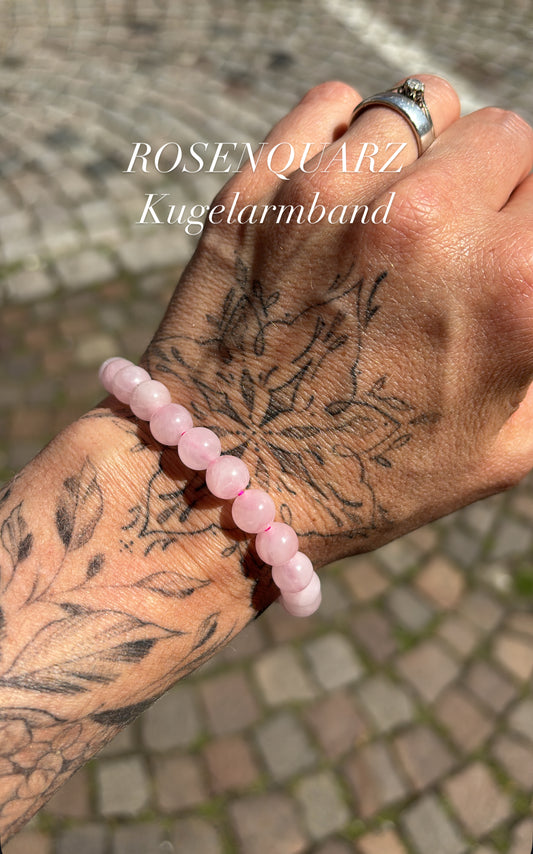 Rosenquarz Kugelarmband A