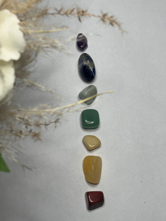 Heilsteine Set „7 Chakra“